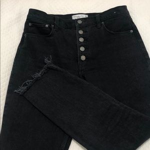 Black high rise jeans (Abercrombie)
